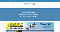 Desktop Screenshot of beothucktrailers.com